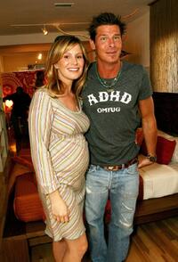 Tracy Hutson and Ty Pennington at the grand opening of "ADHD."