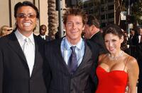 Michael Moloney, Constance Ramos and Ty Pennington at the 2004 Primetime Creative Arts Emmy Awards.