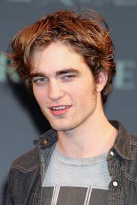 Robert Pattinson at the press conference of "Harry Potter and The Goblet Of Fire."