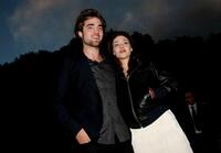 Robert Pattinson and Kristen Stewart at the premiere of "Twilight" during the Rome International Film Festival.