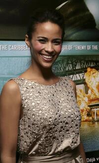 Paula Patton at the UK premiere of "Deja Vu."