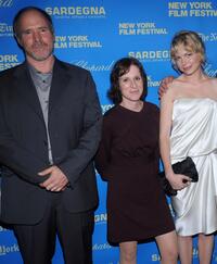 Will Patton, Kelly Reichardt and Michelle Williams at the premiere of "Wendy and Lucy" during the 46th New York Film Festival.