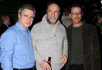 Neil Pepe, F. Murray Abraham and Ethan Coen at the opening night of the play "Almost An Evening."