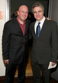Andrew Hamingson and Neil Pepe at the opening night of the play "Almost An Evening."