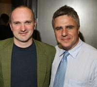 Christian Parker and Neil Pepe at the opening night of "Make Me."