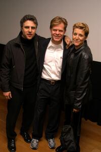 Neil Pepe, William H. Macy and Mary McCann at the screening of "The Cooler."