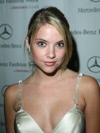 Ashley Benson at the Mercedes Benz Fashion Week.