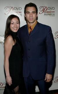 Adrian Paul and guest at the DVD Premiere Awards.