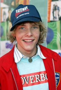 Hunter Parrish at the Hollywood premiere of "Sleepover."