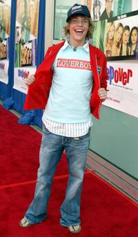 Hunter Parrish at the Hollywood premiere of "Sleepover."
