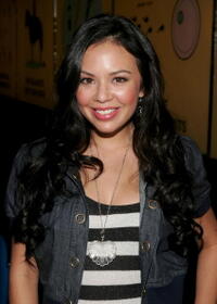 "Bratz" star Janel Parrish on MTV's Total Request Live in N.Y. 