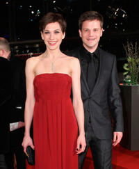 Christiane Paul and Benjamin Herrmann at the Germany premiere of "True Grit" during the opening day of the 61st Berlin International Film Festival.