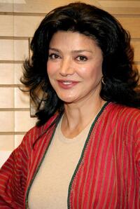 Shohred Aghdashloo at the book signing for "Fearless Women."