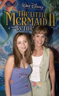 Tara Charendoff and Jodi Benson at the premiere of "The Little Mermaid II: Return to the Sea."