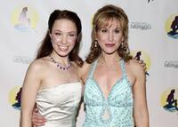Sierra Boggess and Jodi Benson at the after party to celebrate the opening night of Broadway's "The Little Mermaid."
