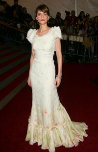Amanda Peet at the Metropolitan Museum of Art Costume Institute Benefit Gala: Anglomania at the Metropolitan Museum of Art in N.Y.
