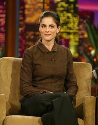 Amanda Peet at The Tonight Show with Jay Leno.