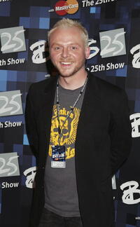 Simon Pegg at the 25th Anniversary BRIT Awards in London, England. 