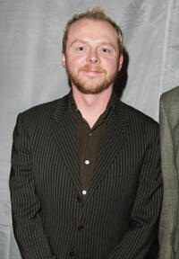 Simon Pegg at the after party following the premiere of “The Hitchhiker's Guide to the Galaxy” in London, England. 