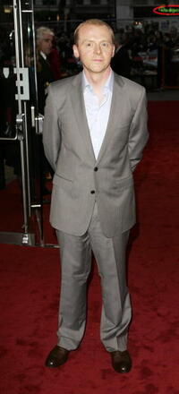 Simon Pegg at the UK Premiere of “Mission: Impossible III” in London, England.