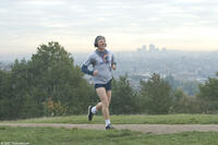Simon Pegg in "Run, Fat Boy, Run."
