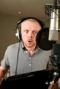 Simon Pegg voices the one-eyed weasel Buck in "Ice Age: Dawn of the Dinosaurs."