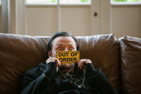 Simon Pegg as Gary King in "The World's End."
