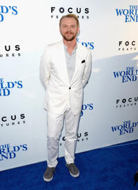 Simon Pegg at the California premiere of "The World's End."