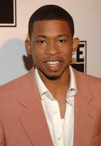Marcus T. Paulk at the LA Fashion Week Party hosted by Frye Boots and Gabrielle Union.