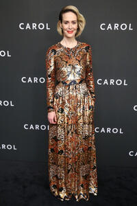 Sarah Paulson at the New York premiere of "Carol."