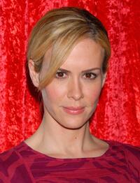 Sarah Paulson at the celebration of "A Practical Handbook for the Boyfriend," written by Felicity Huffman and Patricia Wolff.