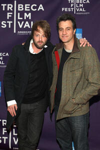 Joshua Leonard and Ross Partridge at the New York premiere of "Treatment" during the 2011 Tribeca Film Festival.
