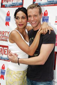 Rosario Dawson and Adam Pascal at the "Broadway For Life" to benefit Broadway Cares/Equity Fights AIDS.
