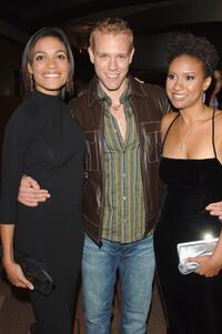 Rosario Dawson, Adam Pascal and Tracie Thoms at the Dinner of Champions "Concert at the Kodak."