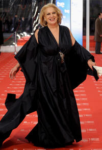 Terele Pavez at the red carpet of Goya Cinema Awards 2011 in Spain.