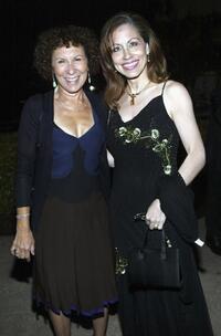 Rhea Perlman and Vicki Roberts at the Alfred Mann Foundation's Second Annual Evening of Innovation and Inspiration.