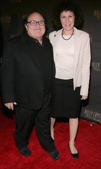 Danny Devito and Rhea Perlman at the opening night of Billy Crystals "700 Sundays."