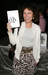 Rhea Perlman at the Lucy Liu's art exhibit and auction.