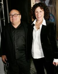 Danny DeVito and Rhea Perlman at the opening night of "Curtains."