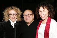 Carol Kane, Danny Devito and Rhea Perlman at the after party of the premiere of "Rocky Balboa."