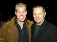 Ron Perlman and Jean-Pierre Jeunet at the after party of the screening of "A Very Long Engagement" during the AFI Fest 2004.