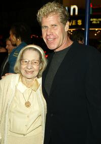 Dorothy and Ron Perlman at the premiere of "Hellboy."