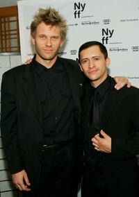 Mark Pellegrino and Clifton Collins Jr. at the premiere of "Capote" during the New York Film Festival.