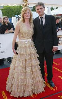 Nina Petri and Guest at the German Film Awards.