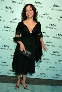 Rosie Perez at the Tiffany & Co. celebration of the launch of Frank Gehry's premier collection.