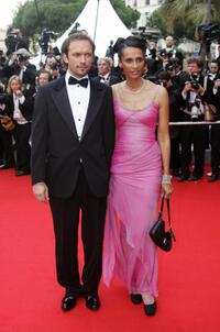 Vincent Perez and Karine Silla at the 57th Cannes International Film Festival.
