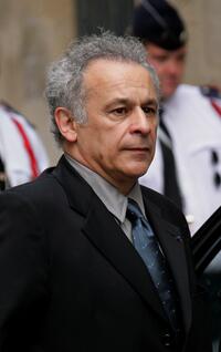 Francis Perrin at the Funeral of Jean Claude Brialy.