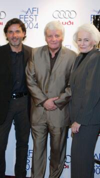 Director Christophe Barratier, Jacques Perrin and Jean Firstenberg at the premiere of "The Chorus."