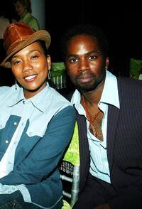 Sonja Sohn and Harold Perrineau, Jr. at the after party of the premiere of "Sex and The City."