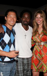 Daniel Dae Kim, Harold Perrineau, Jr. and Jerry Penacoli at the "House of Boateng" celebration.